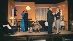 Entwined: Annie Walker, Rod Ellis. Seated: Jenny Genge. Dancing: Phil Stringer, Jennifer Keen.