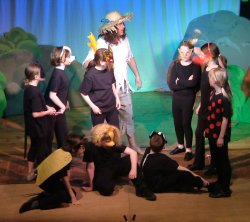 Standing, left to right: Daniella Rycroft, Lucy Buckland, Matilda Senior, Clive Bordoli, Lizzie Goodman, Keziah Rodell, Ella Mahony. Seated, left to right: Willow Senior, Adam Claydon, Samuel Yeomans.